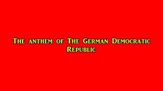 Anthem of The German Democratic Republic Instrumental [upl. by Saber801]