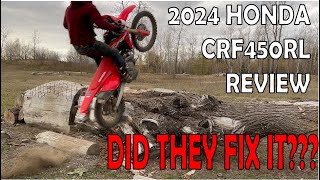 2024 Honda CRF450RL REVIEW  Did they fix it [upl. by Alicsirp657]