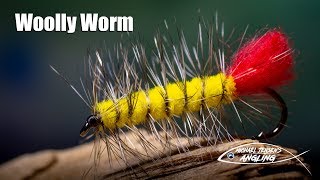 The Woolly Worm  classic trout fly tying [upl. by Ahsart492]