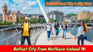 Belfast Road Trip And City Tour  First time Exploring Belfast From Northern Ireland 🇮🇪 [upl. by Solokin]