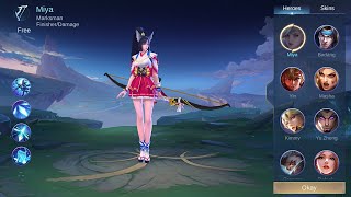 Miya Suzuhime Best Build Mobile legends [upl. by Shanly]