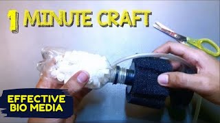 Try This Sponge Filter Setup Bio Media for Aquarium [upl. by Aicnatsnoc730]