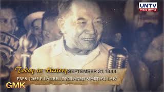 First Declaration of Martial Law in the Philippines  Today in History [upl. by Claud]