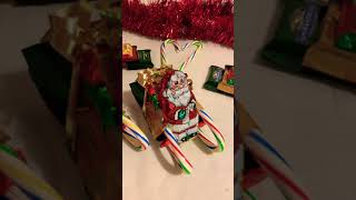 DIY Chocolate Santa Sleigh  Candy Cane Santa Sleigh [upl. by Nichola]