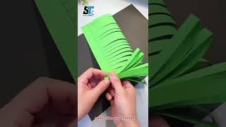 Paper craft flower tutorial  paper art short video shorts shortsfeed shortsviral trending [upl. by Deane]