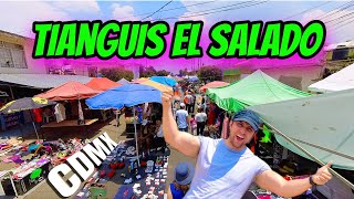 Tianguis EL SALADO Este sí es el más grande de toda América Latina 😱 [upl. by Touber]