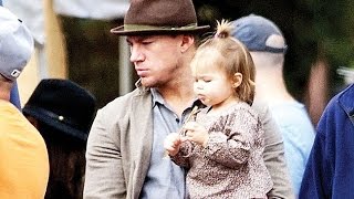 Channing Tatum amp Jenna Dewans Daughter  2016 [upl. by Iana757]