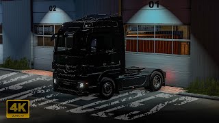 Mercedes Actros 1851  Euro Truck Simulator 2  4K Ultra HD [upl. by Paterson]