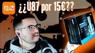 Neumann U87 Temu Clone  Unboxing amp Test en Español  dudi J [upl. by Nap]