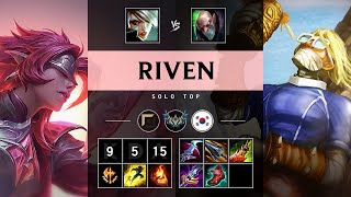 Riven Top vs Singed Killing spree  KR Challenger Patch 1421 [upl. by Ahsiekram]