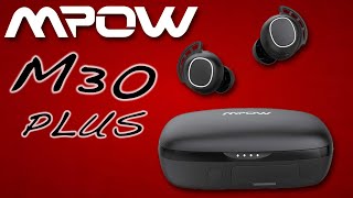 Mpow M30 Plus True Wireless Earbuds Review  100Hour Battery 45 [upl. by Crow]