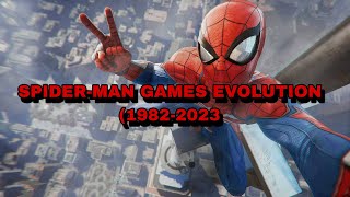 SPIDERMAN GAMES EVOLUTION 19822023 [upl. by Aryhs238]