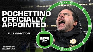 FULL REACTION Mauricio Pochettino OFFICIALLY appointed as USMNT head coach  ESPN FC [upl. by Nilerual124]