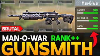 MANOWAR BEST GUNSMITH IN CALL OF DUTY MOBILE  COD MOBILE best RANK SETUP [upl. by Mathia]