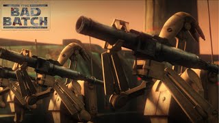 Battle Droids defend Desix against the Empire  Star Wars The Bad Batch Season 2 Episode 3 [upl. by Chaudoin]