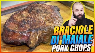 Braciola di Maiale alla Griglia da 4 dita  Pork Chop  Grigliare Duro [upl. by Philcox938]