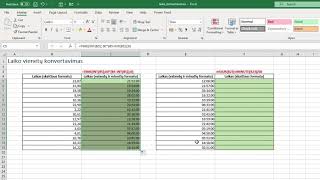 Excel mokymai  Laiko vienetų konvertavimas [upl. by Eittod]