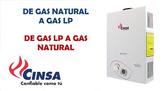 Cambio de espreas de gas a calentador CINSA CIN13 B [upl. by Hebner]