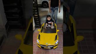 Neer এ গাড়ী নিজে Park কৰিব পৰা হল 👶👶 shorts minivlog dailyvlog minicar car babycutebaby [upl. by Imoyaba]