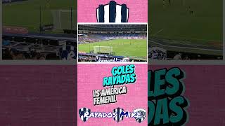 ¡GOLES RAYADAS 24 AMÉRICA FEMENIL APERTURA 2024 Shorts  Rayados Mike [upl. by Nahseez]