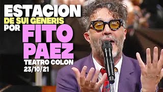 quotEstaciónquot de Sui Generis por Fito Páez en el Teatro Colón [upl. by Euridice]