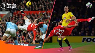 STUNNING Acrobatic Overhead amp Bicycle Kick Goals  Premier League Edition [upl. by Seamus]