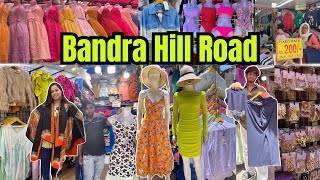 बांद्रा हिल रोड BANDRA HILL ROAD SHOPPING  Best Summer Collection 2024  Mumbai Street Shopping [upl. by Call]