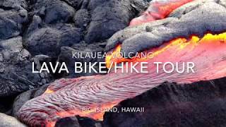 Lava Bike amp Hike Tour  Kalapana Hawaii [upl. by Belak]