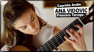 Ana Vidovic plays Capricho Árabe by Francisco Tárrega  SiccasGuitars [upl. by Adekram]