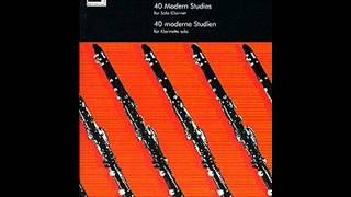 Slavonic Dance No 22 from James Rae40 Modern Studies for Solo Clarinet [upl. by Birdie]