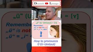 How to pronounce Ü  UUmlaut  Hack  Pronunciation of German Vowels  GER A1C2 shortsyoutube [upl. by Medardas172]