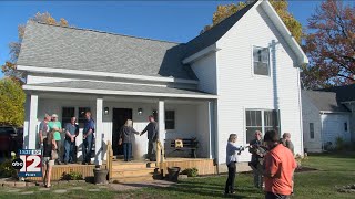 Habitat for Humanity celebrates completion of veterans new home [upl. by Pierette755]