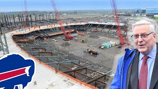 The First INSIDE LOOK to the Buffalo Bills New Stadium Construction  May 2024 [upl. by Alliuqat]