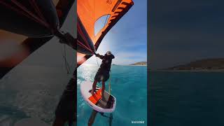 Jibing  Wing foiling Naxos [upl. by Ready797]