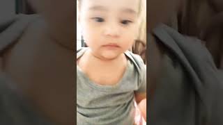 When you make video in front of your baby sis reactionvideo funnymoments [upl. by Ardnuassak644]