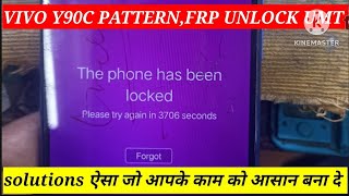 Vivo Y90 Pattern Pin Frp Unlock UMT ll Vivo 1820 Unlock UMT Vivo Y9091 Pattern Pin UnlockFRP UMT [upl. by Anorahs]