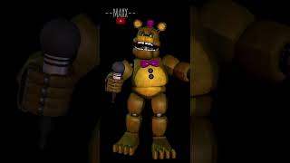 Absented Tangents Fredbear V1 Prisma 3D Showcase  fnaf fredbear 1983 models [upl. by Ecirtael230]