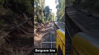 P16 amp P17 Belgrave line approaching Tecoma [upl. by Leihcar]