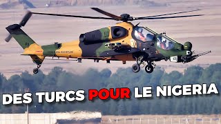 Le Nigeria a reçu le premier lot dhélicoptères dattaque turcs T129 ATAK [upl. by Beatty]