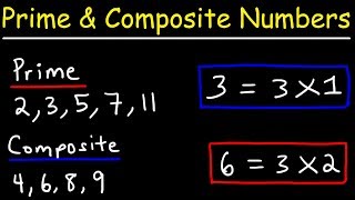 Prime Numbers and Composite Numbers [upl. by Ednargel448]