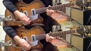 Bad Boy The Beatles Lead Guitar Cover 1967 Gretsch Tennessean [upl. by Moyer]