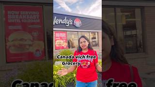 Canada Vich free grocery 🇨🇦🍁 canadavisa canada thecanadavlogs [upl. by Narcho]