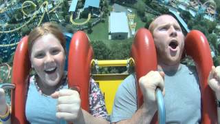 Slingshot at Carowinds Theme Park [upl. by Hinch157]