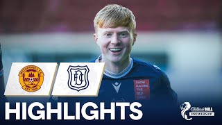 Motherwell 01 Dundee  Camerons Strike Ends Motherwells Winning Streak  William Hill Premiership [upl. by Jd360]