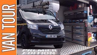 THE VAN TOUR  Electrician  Renault Trafic Premier Edition with Sortimo racking  Thomas Nagy [upl. by Euqinoj]