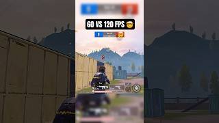 60 Vs 120 FPS 🤯tdm pubgmobile [upl. by Myers]