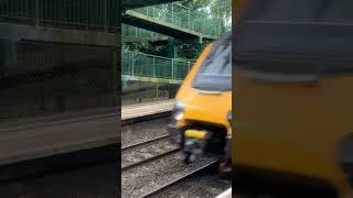 Cross Country Voyager passes Marston Green railway station [upl. by Randolf455]