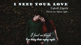 I need your love  Calvin Harris  Vietsub  Lyrics [upl. by Yt]