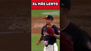 El pitcheo más lento de la historia pitcher baseball grandesligas mlbb youtubeshorts sports [upl. by Arbmik935]