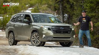 2025 Subaru Forester Reviewed on Snow Dirt and Street [upl. by Adimra99]